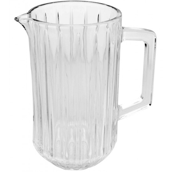 Jogo De Jarra 1,45l Com 6 Copos 300ml De Cristal Ecológico Bangkok